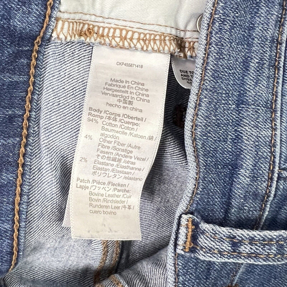 Madewell Jeans 27 Skinny 9" Mid Rise Denim Button Fly Pockets Medium Wash New - Picture 8 of 14